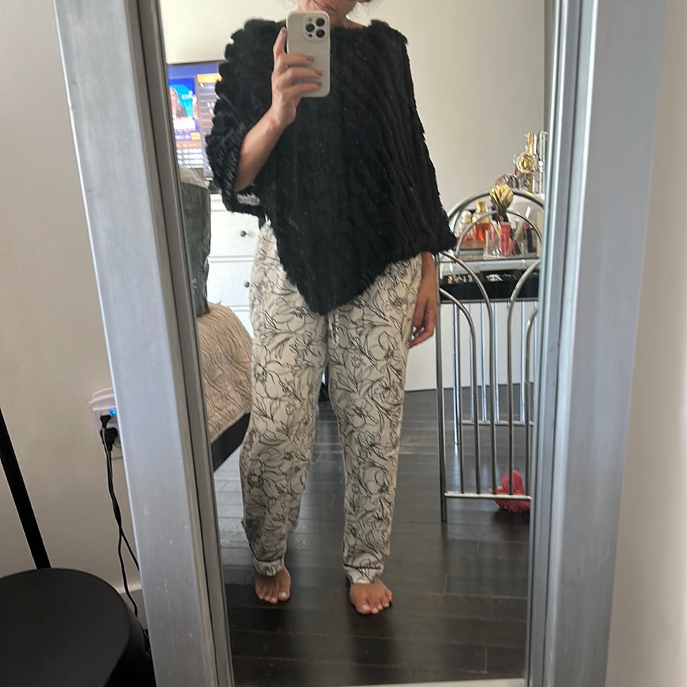 Fur poncho